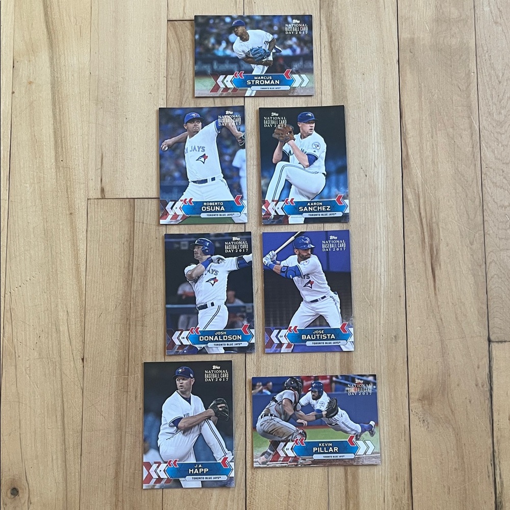 Toronto Blue Jays MLB Baseball Trading Cards Set